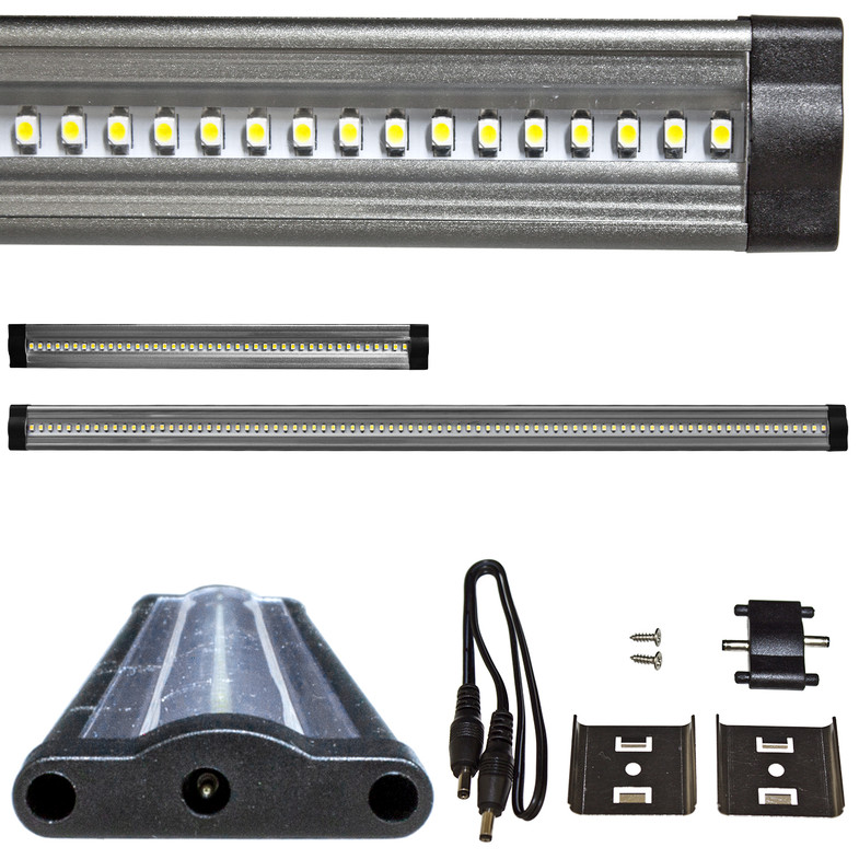 24 Volt Under Cabinet LED Ruler Light Bar - Flush Mount