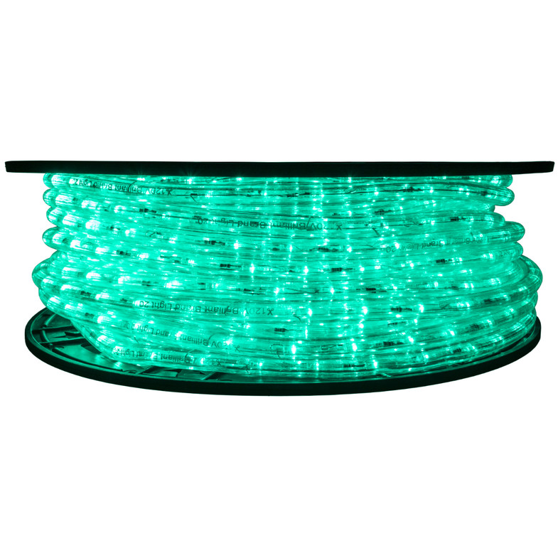 Teal LED Rope Light - 120 Volt - 148 Feet - Exclusive Color