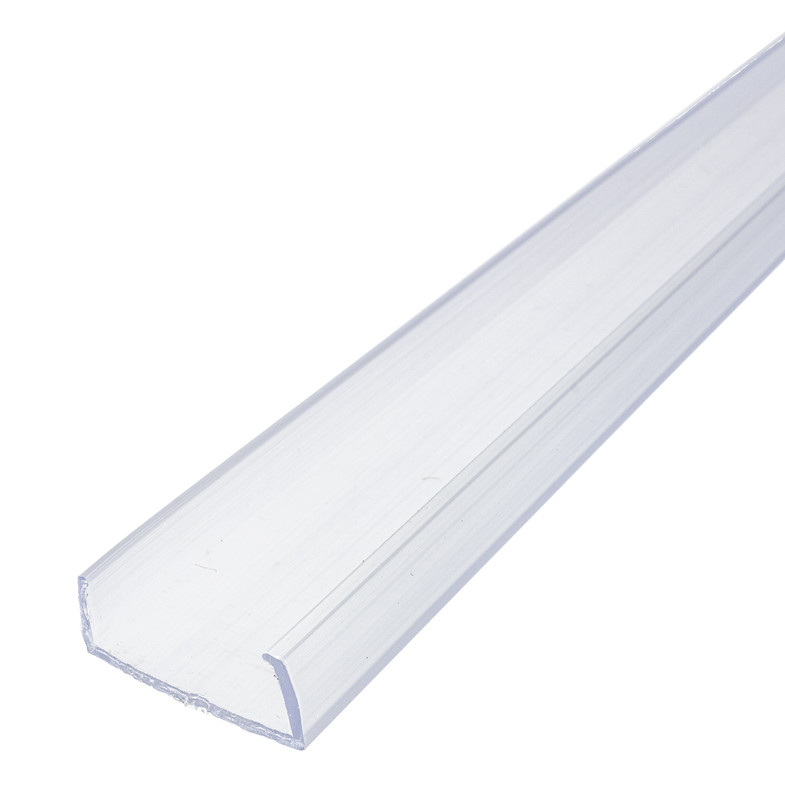 39 Inch x 1 Inch LED Grow 5 Row Strip Light Mounting Track - Clear PVC Channel (SMD-2835) - 120 Volt