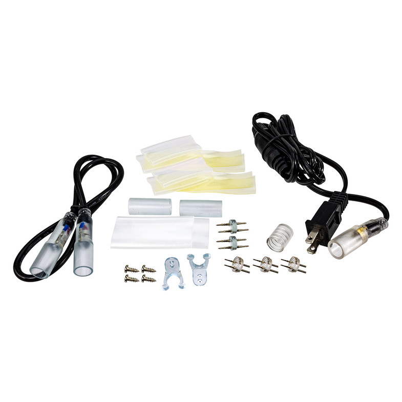 120 Volt LED Rope Light Accessory Bundle