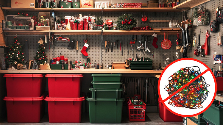 Best Way to Store Christmas Lights and Decorations