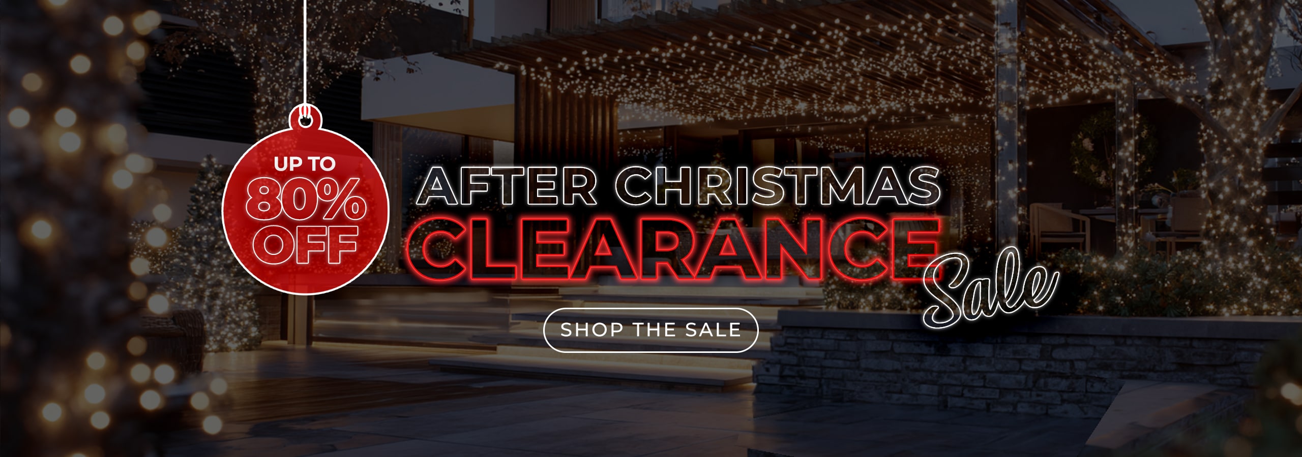 AFTER CHRISTMAS CLEARANCE SALE - SAVE UP TO 80%