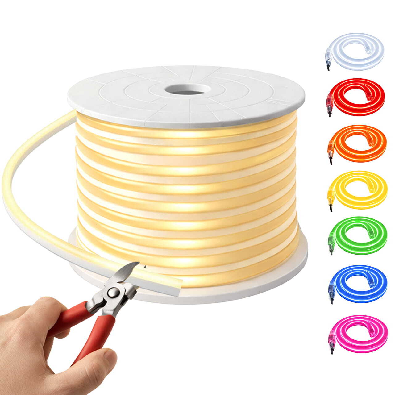 120 Volt LED Neon Strip Light Custom Cut