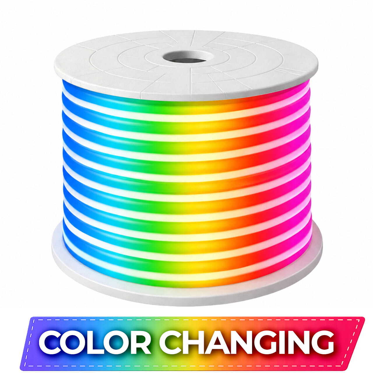 120 Volt LED RGB Neon Strip Lights