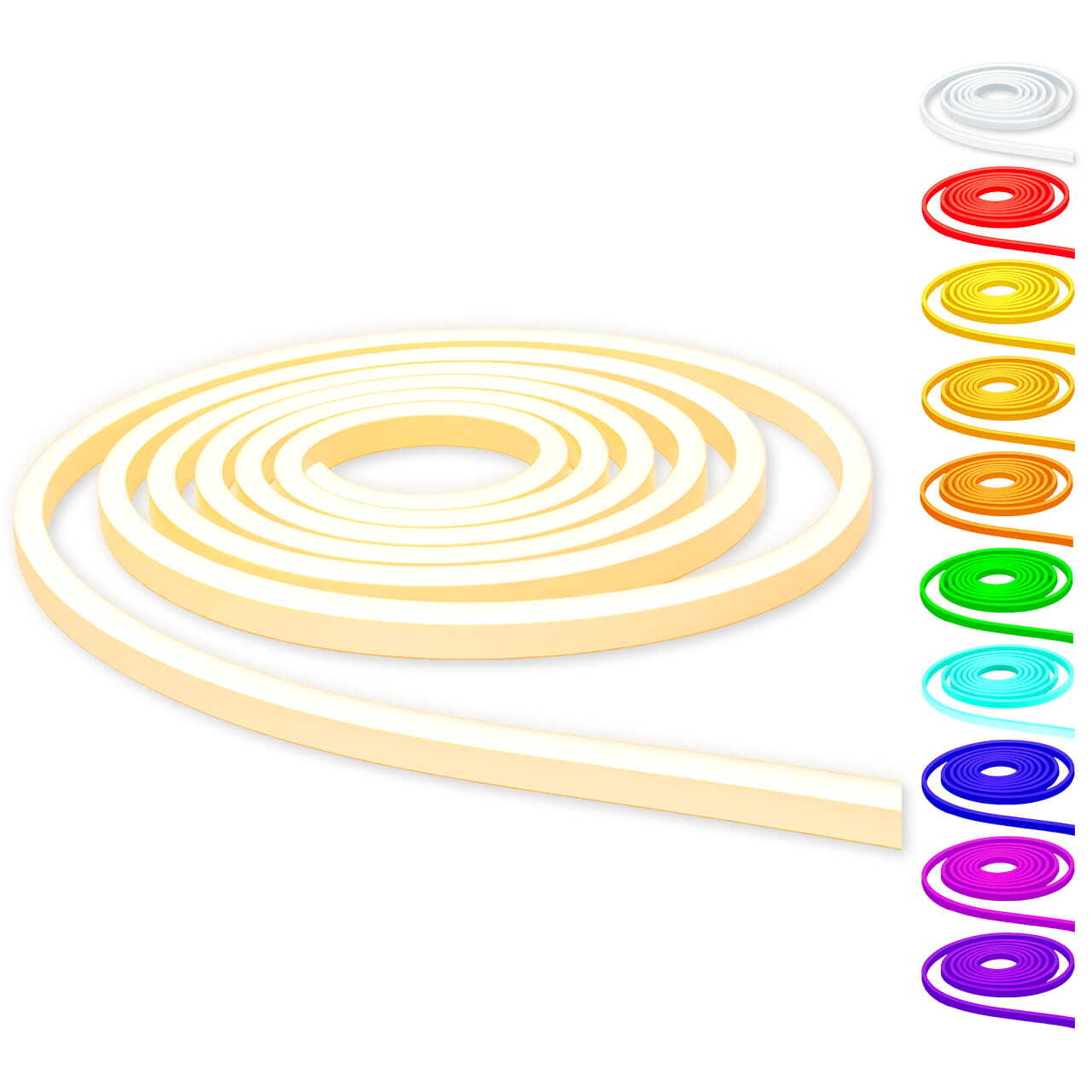 12 Volt Mini LED Neon Strip Lights