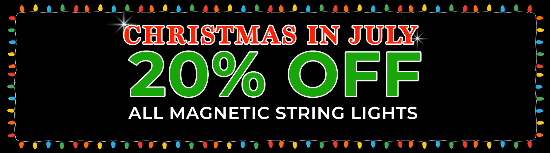 Christmas in July - 20% OFF Magnetic String Lights