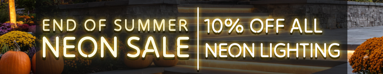 END OF SUMMER NEON SALE - 10% OFF ALL NEON LIGHTING