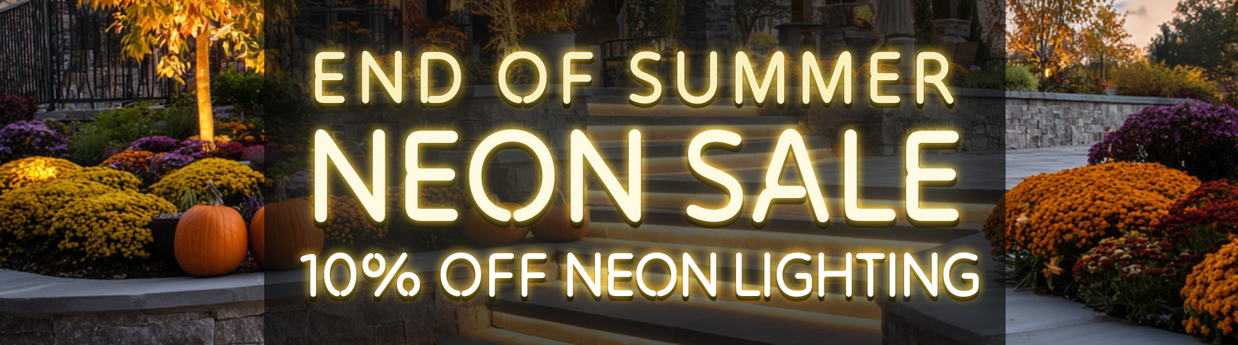 END OF SUMMER NEON SALE - 10% OFF NEON LIGHTING