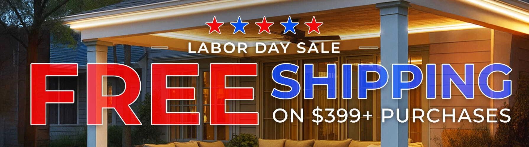 LABOR DAY SALE - Free Shipping on orders $399+