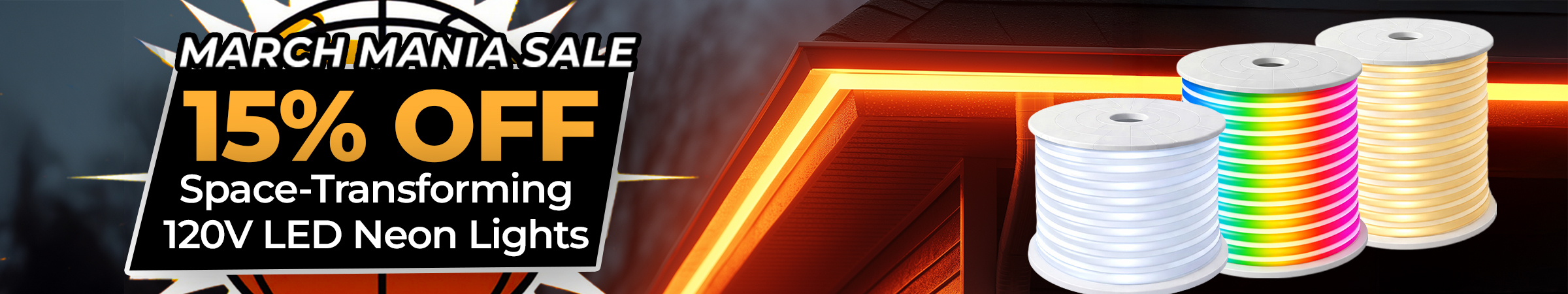 March Mania Sale - 15% OFF 120V LED Neon Lights