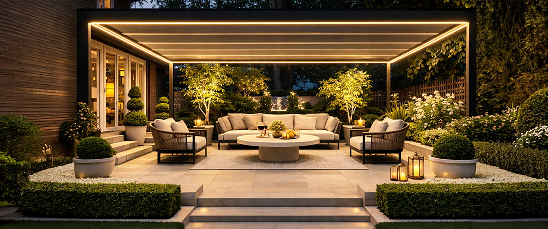 Patio, Pergola & Outdoor Living Lighting