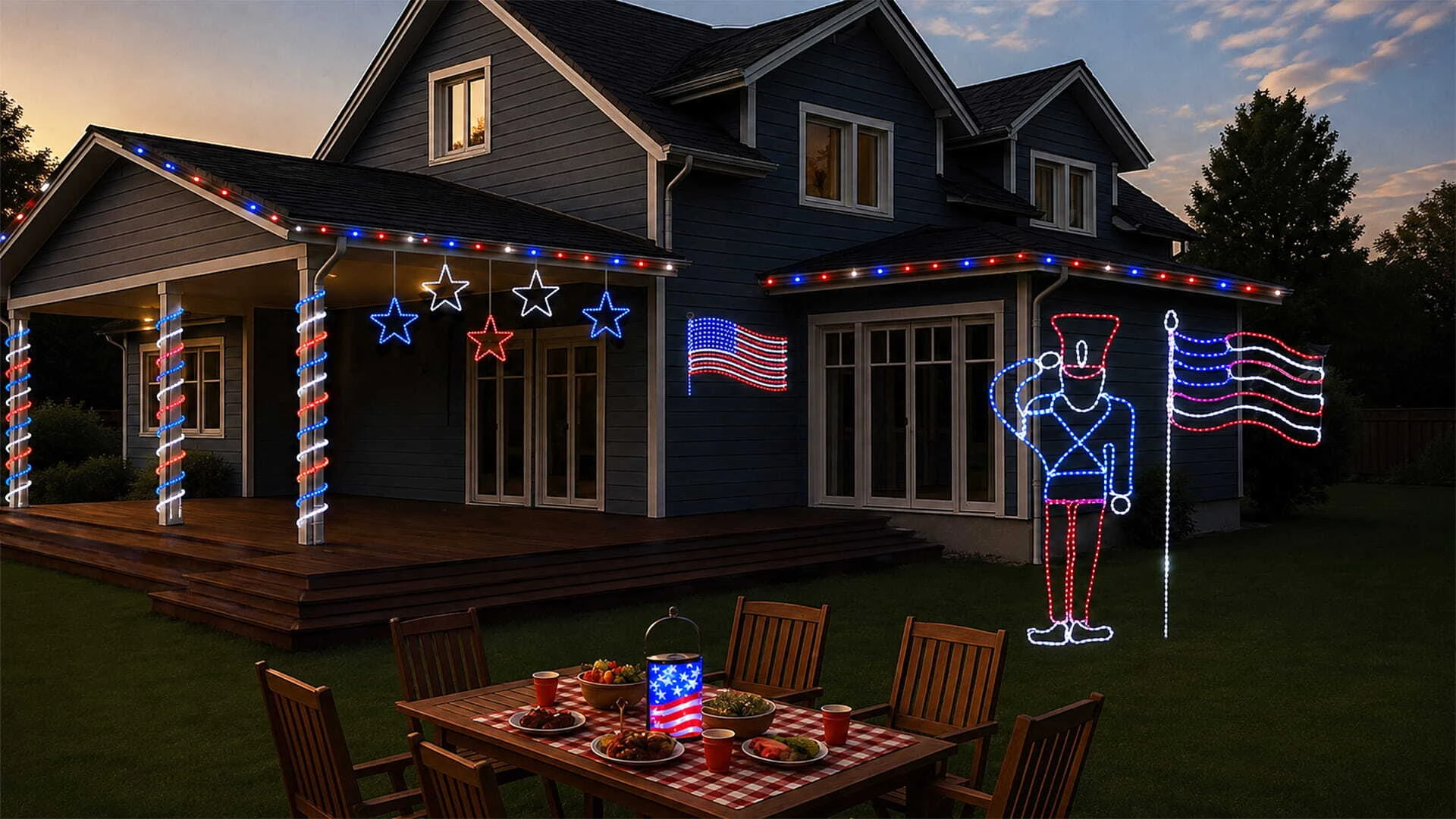 Patriotic LED Signs &  Lighted Displays