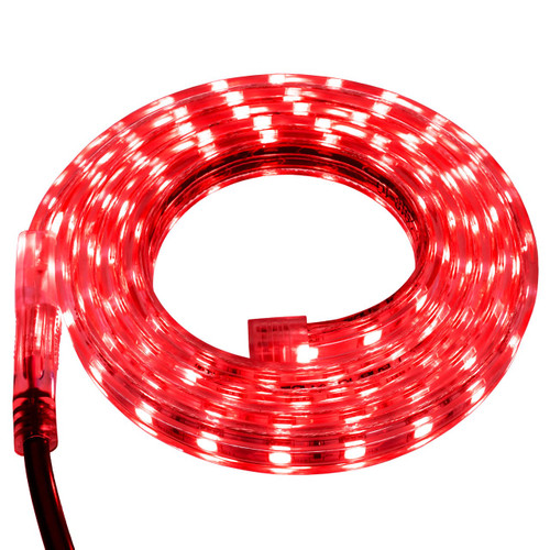 Custom Cut 120V 5050 Red LED Strip Light Birddog Lighting