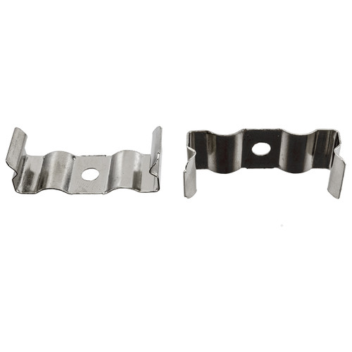 Integrated LED T8 Light Fixture Mounting Clips (2-Pack)
