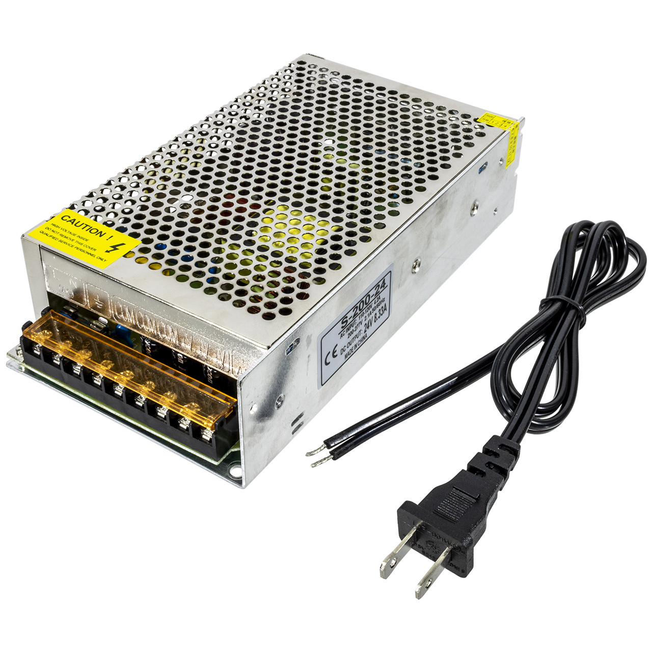24 Volt Power Supply - 8 Amp - 200 Watt - Birddog Lighting