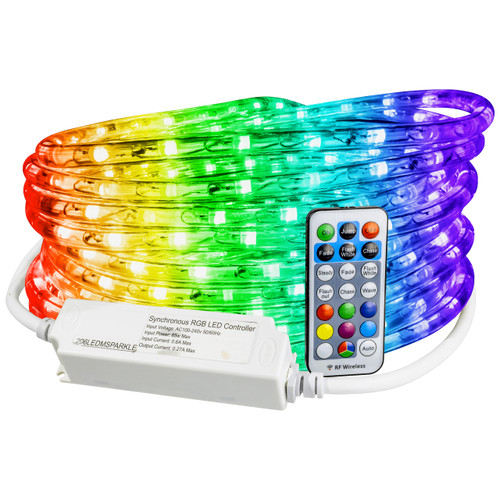 RGB LED RF Multi-function Strip Light / Rope Light Controller Replacement Remote Only - 120 Volt - Birddog Lighting