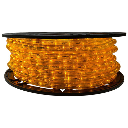 148' 120V Yellow Rope Light Spool Birddog Lighting