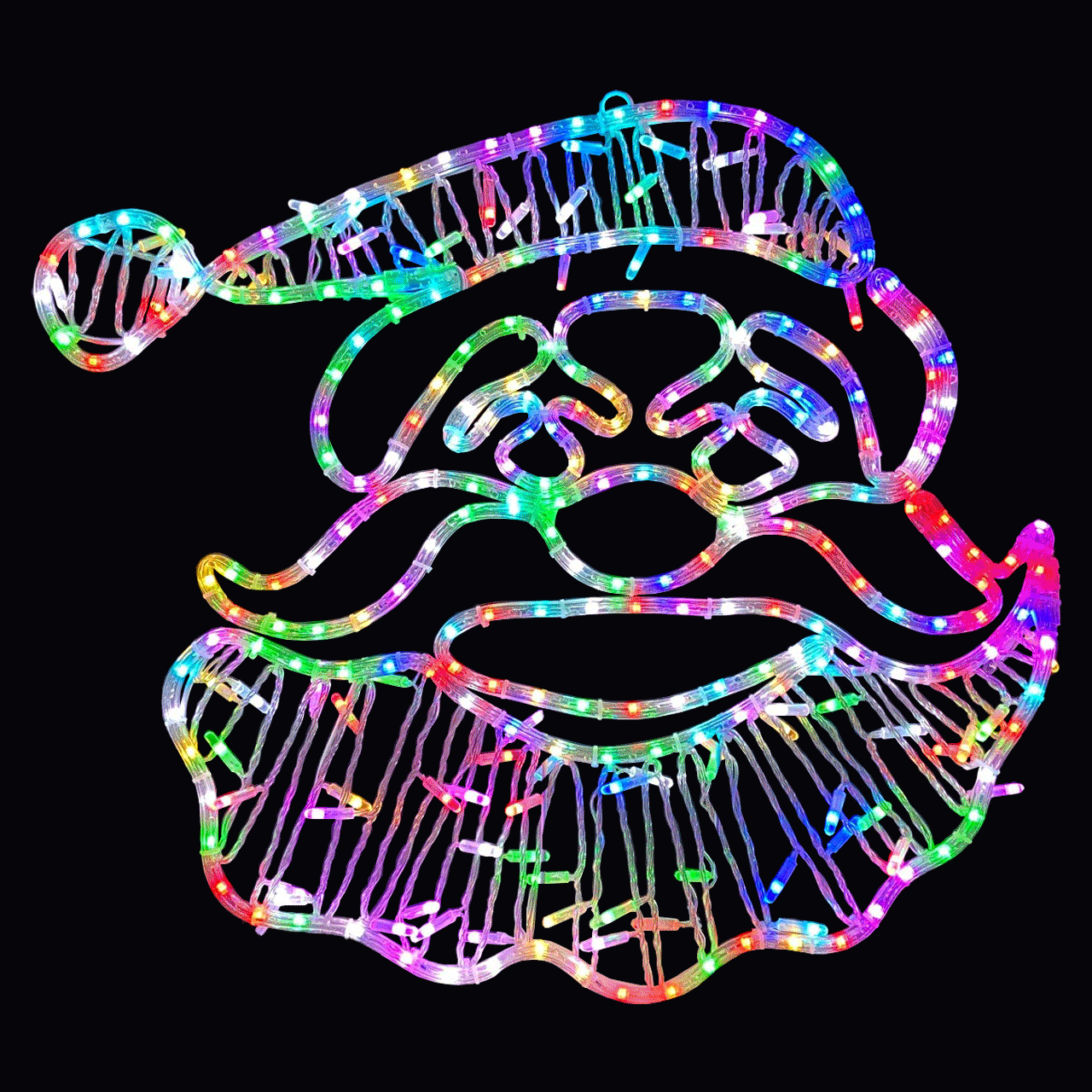 Lighted Santa Scene 照明装飾 27