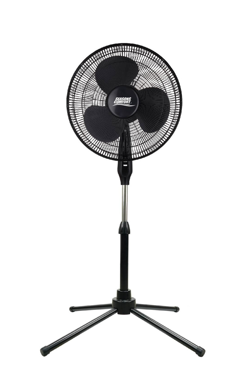 Seasons Comfort 18 Inch Oscillating Fan with Pedestal Base