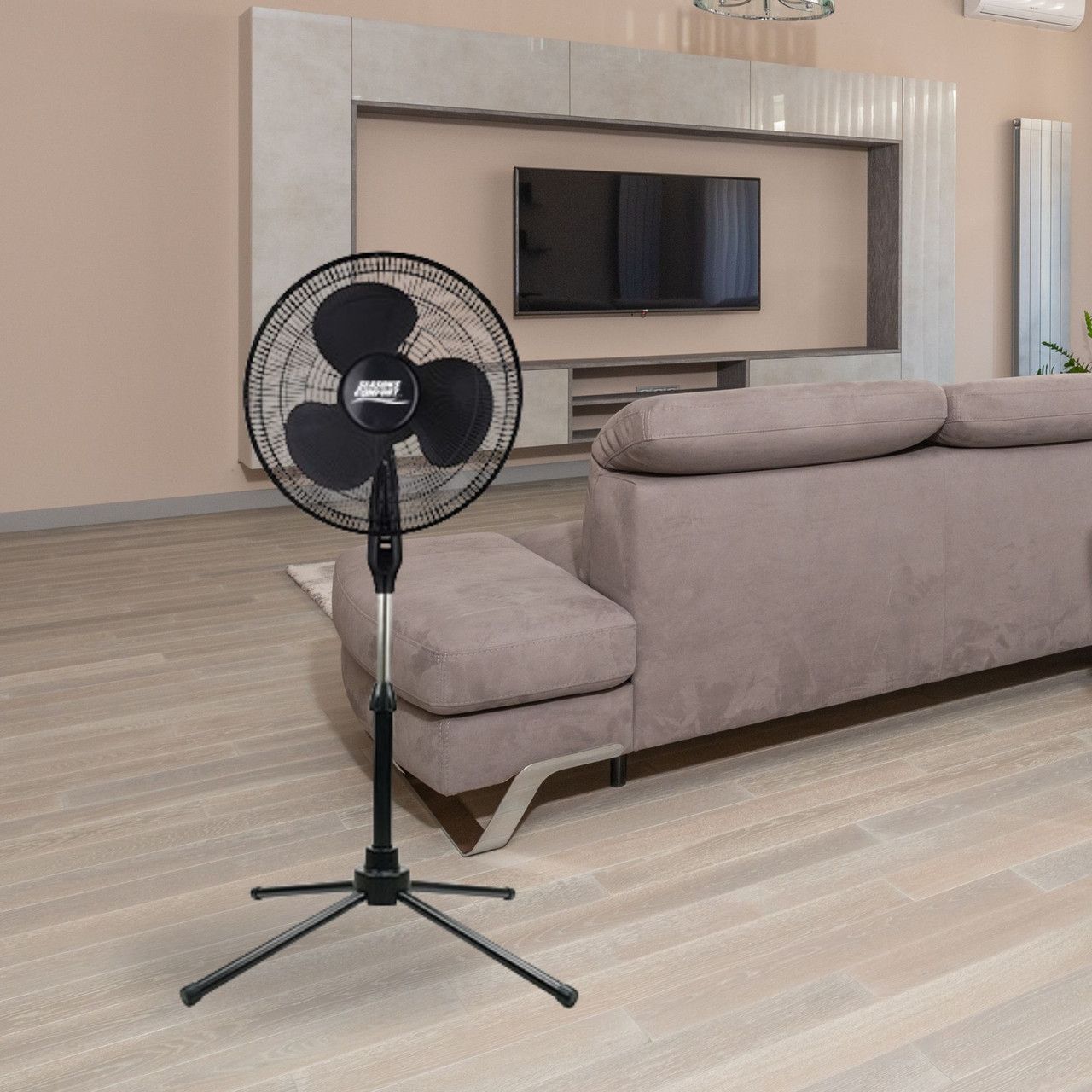 Seasons Comfort 18 Inch Oscillating Fan with Pedestal Base FPD18B