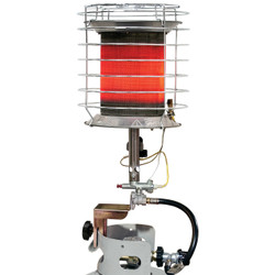 360 tank top heater main view ignited