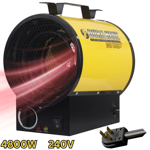 front left angled image of mountable corded garage heater front left angled image of mountable corded garage heater