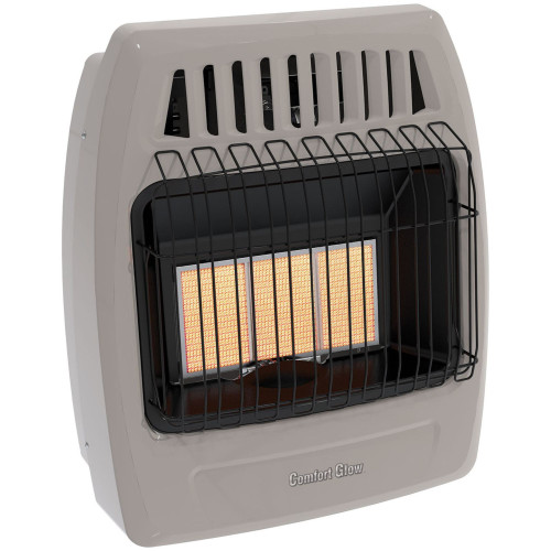 front right angled image of Comfort Glow 18,000 BTU infrared radiant vent free heater, natural gas front right angled image of Comfort Glow 18,000 BTU infrared radiant vent free heater, natural gas