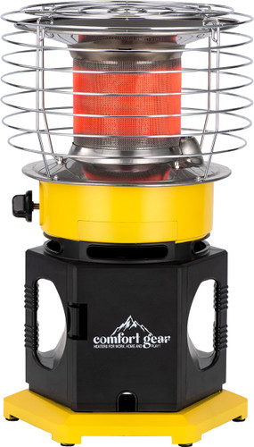 Black and Yellow Portable 360° propane recreational heater Black and Yellow Portable 360° propane recreational heater