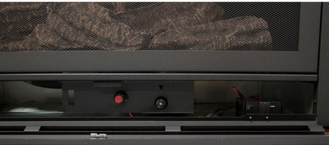 Control Panel of GFD4605R - The Montreal Gas Fireplace