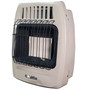 front left angled image of Comfort Glow 12,000 BTU infrared radiant vent free heater, propane