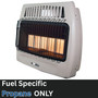  image of Comfort Glow 30,000 BTU infrared radiant vent free heater, propane, noting this model is fuel specific and runs on propane only
