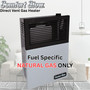 image of Comfort Glow 11000 BTU natural gas direct vent heater