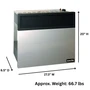 product dimension image of Comfort Glow 17000 BTU liquid propane direct vent heater