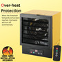 image of a hard wire electric heater showcasing overheat protection