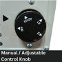 control knob image of Comfort Glow liquid propane direct vent heater
