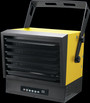 image of 240 volt hard-wire electric heater front view with mounting bracket attached