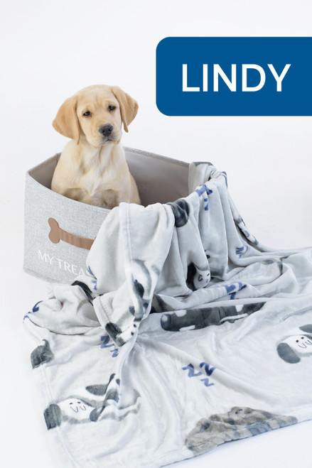 Dog Toy Bin & Blanket Set Dog Toy Bin & Blanket Set