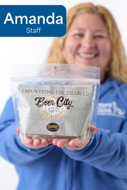 Peanut Butter & Grains Dog Biscuits