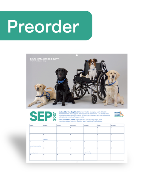 2027 PAWS Calendar