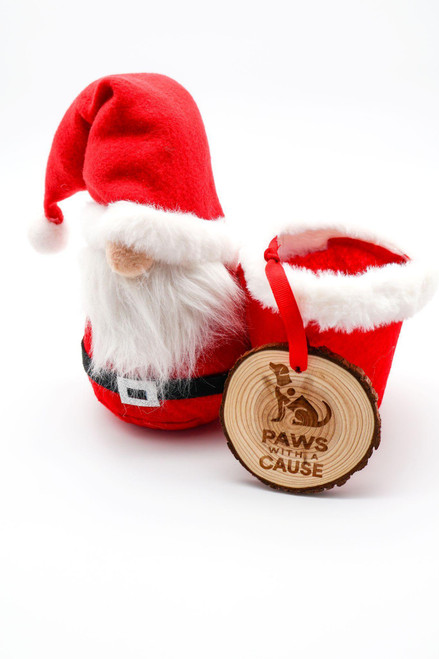 Wood PAWS Ornament