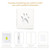Pawprint Wall Frame & Impression Kit - Espresso