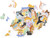 299 Dogs (and a Cat) 300 Piece Cluster Puzzle