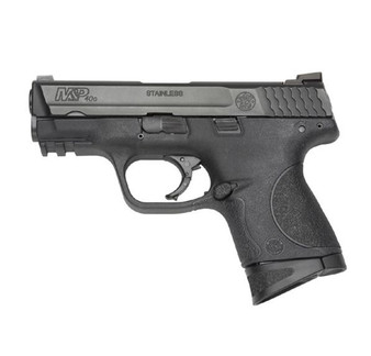 S&W LE M&P40C Handgun .40S&W  10rd Magazine 3.5" Barrel No Magazine Safety No Internal Lock Night Sights-DEMO