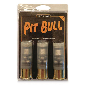 Reaper Defense Pit Bull Shotshells 12 ga 2-3/4" 1 oz Slug 00 3/ct