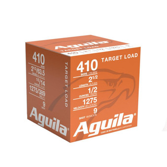 Aguila Sub-Gauge Shotshells .410 ga 2-1/2" 1/2oz 1275 fps #9 25/ct