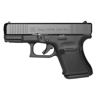 Glock 29 Gen 5 Handgun 10mm 10rd Magazines (3) 3.78 Barrel Black Fixed Sights Austria
