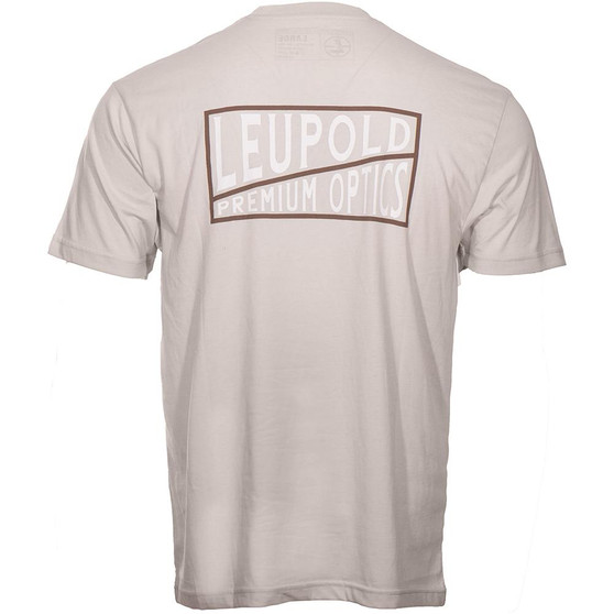 Leupold Premium Optics Short Sleeve Tee Sand L Leupold Premium Optics Short Sleeve Tee Sand L