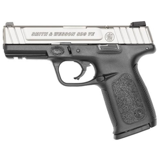 S&W SD9VE Handgun 9mm Luger 10rd Magazine 4" Barrel Black Grip USED