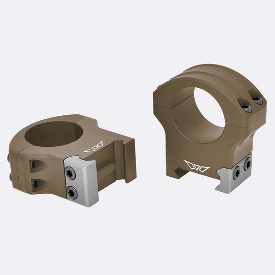 Warne HyperLite 34mm High Dark Earth Scope Rings