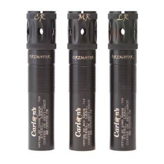 Carlson's Cremator Waterfowl Mid Range Ported Choke Tube for 12 ga Beretta Optima HP .718 Carlson's Cremator Waterfowl Mid Range Ported Choke Tube for 12 ga Beretta Optima HP .718